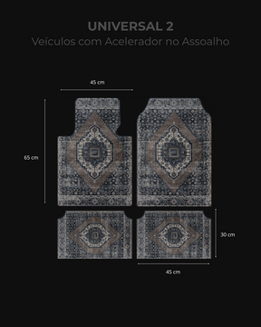 Maristhan Jireh - Jogo de Tapetes Automotivos Premium